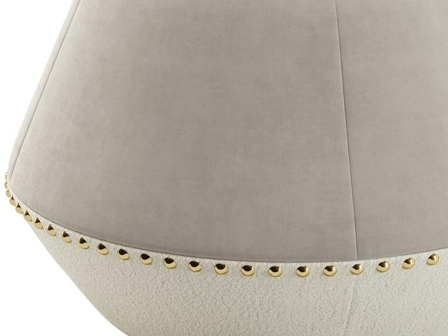 FRATO Круглый бархатный пуф  Fup240002aap  - Вид №2