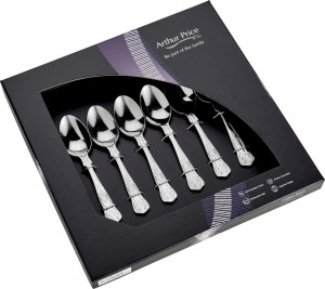 10643752 Arthur Price Набор ложек чайных Arthur Price "Кингс", 6шт, п/к Сталь нержавеющая