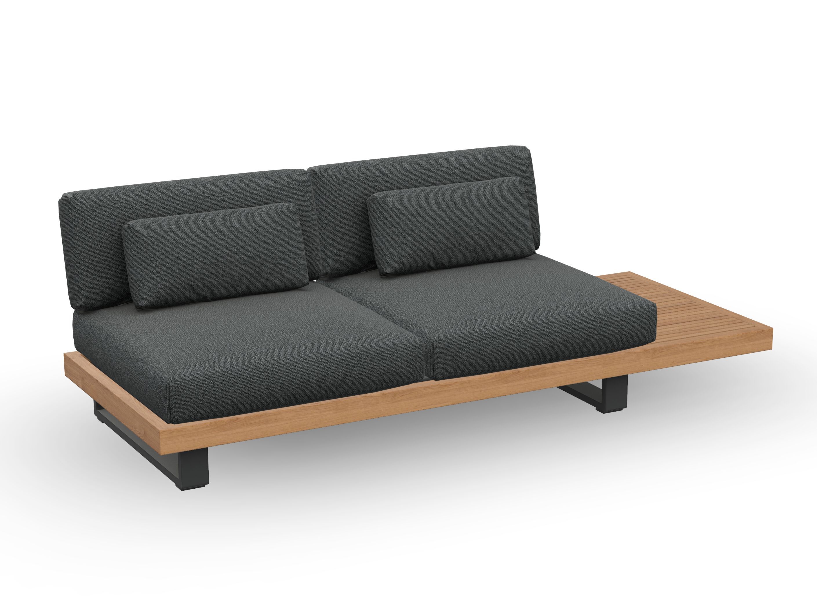 2-местный тканевый садовый диван Jati Kebon Truro ARCH-00003873