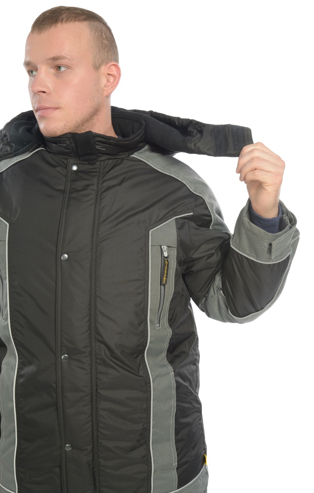 64779 Костюм "Ультра" зимний черный  Зимняя спецодежда  размер 56-58/182-188  - Вид №18