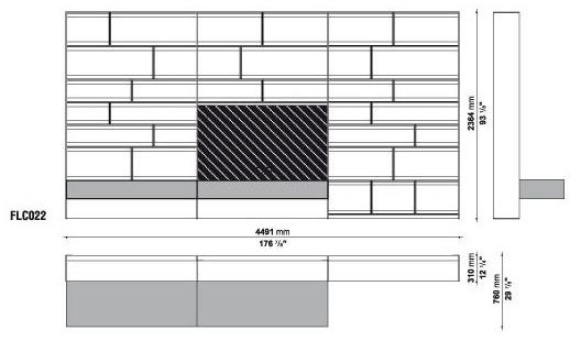 B&B Italia Модульный открытый книжный шкаф Flat.c sun-id-1463765 - Вид №29