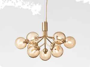 Nuura Светодиодная подвесная лампа из дутого стекла Apiales