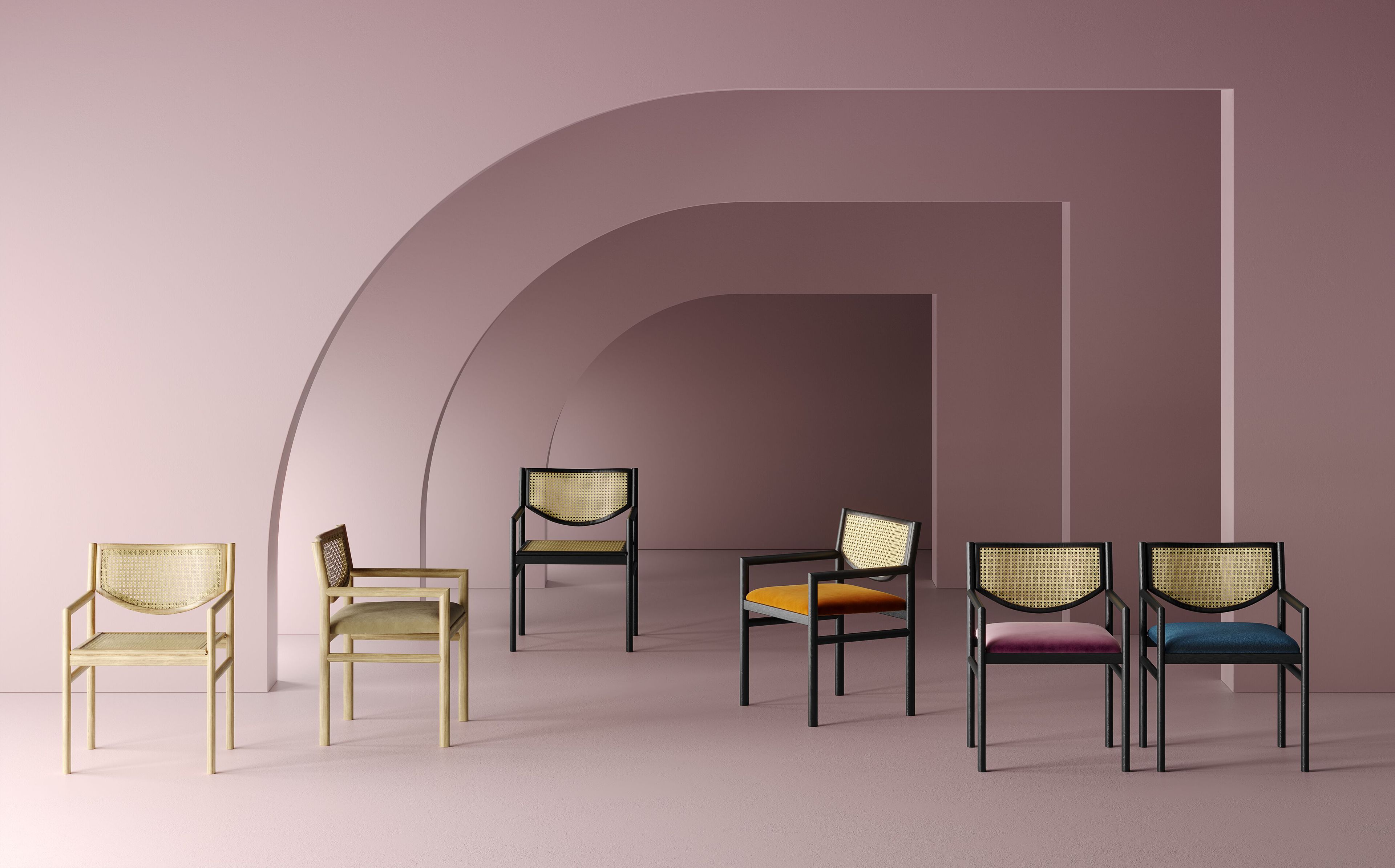 Венский стул из ясеня и соломы с подлокотниками Casamilano KLARA ARCH-00072499 - Вид №12