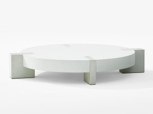 Низкий круглый журнальный столик в Cimento®