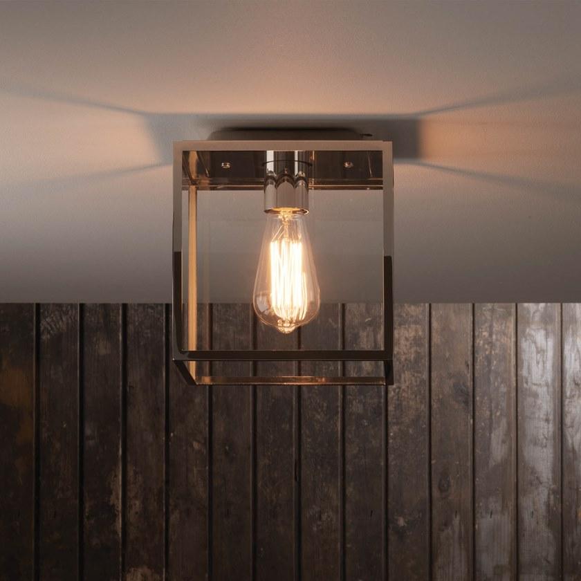 Astro Lighting Уличный потолочный светильник из нержавеющей стали и стекла Box 1354001 - 1354002 - Вид №2