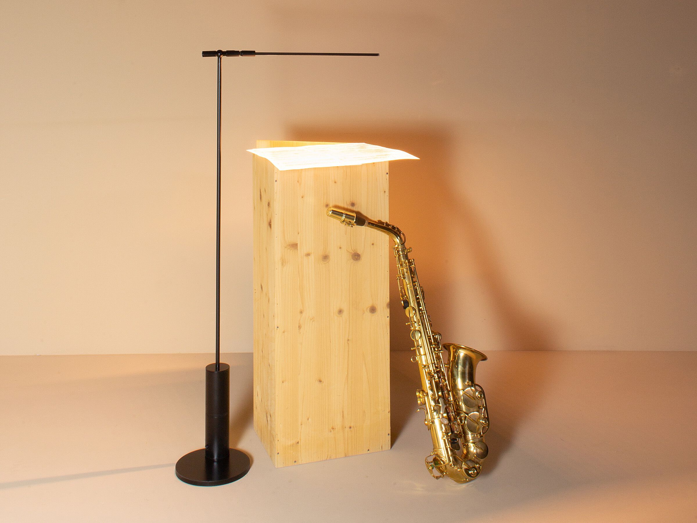 Регулируемая светодиодная напольная лампа с батарейным питанием Renzo Serafini LINEA ARCH-00056825