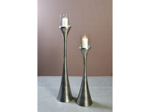 Алюминиевый напольный подсвечник