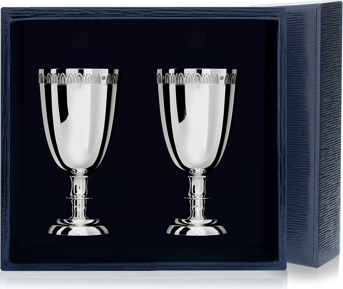 10652324 Аргента (Россия) Набор рюмок "Император" (2 пр.) + футляр Ag, 925 Серебро 925 