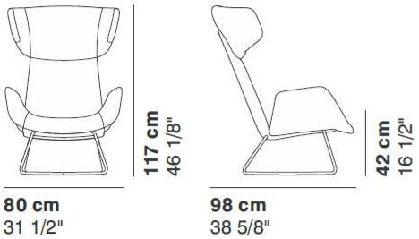 La Cividina Стул с подлокотниками с подлокотниками Myplace sun-id-1459976 - Вид №2