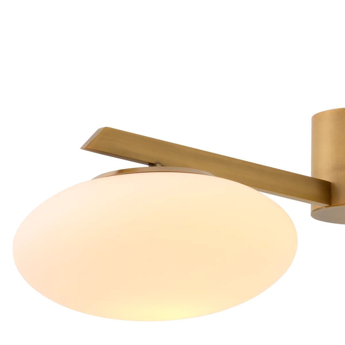 Стеклянный и латунный светодиодный подвесной светильник Eichholtz EVERGREEN S ARCH-00034676 - Вид №5
