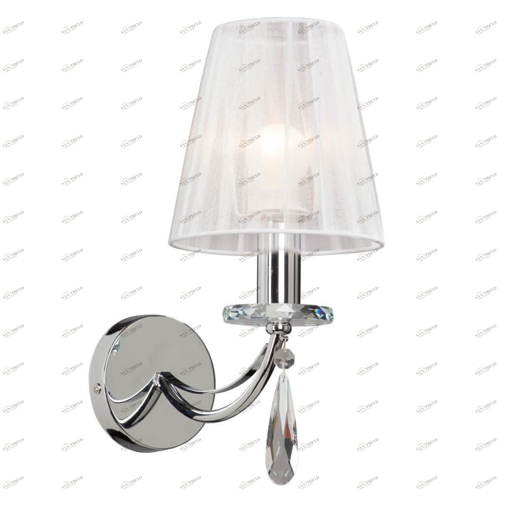 Бра с белым абажуром золотое Vitaluce V1840/1A VITALUCE  00-3930773 Белый;золото 