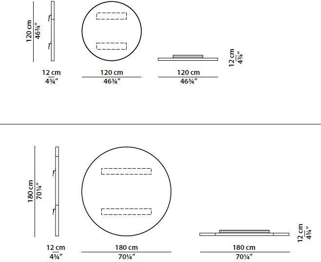 BAXTER Зеркало настенное круглое в раме sun-id-1404673 - Вид №13