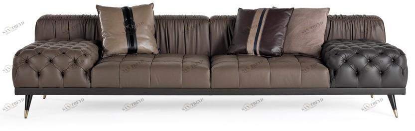 Gianfranco Ferré Home 2-х местный кожаный диван Highlander sun-id-1460566