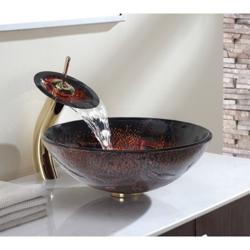 C-GV710-12mm-KGW1700 Накладная раковина на столешницу  прямоугольная Krausru  - Вид №1