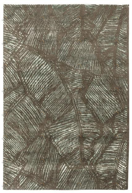 Toulemonde Bochart Прямоугольный коврик ручной работы с цветочным рисунком Exclusiv sun-id-1459819