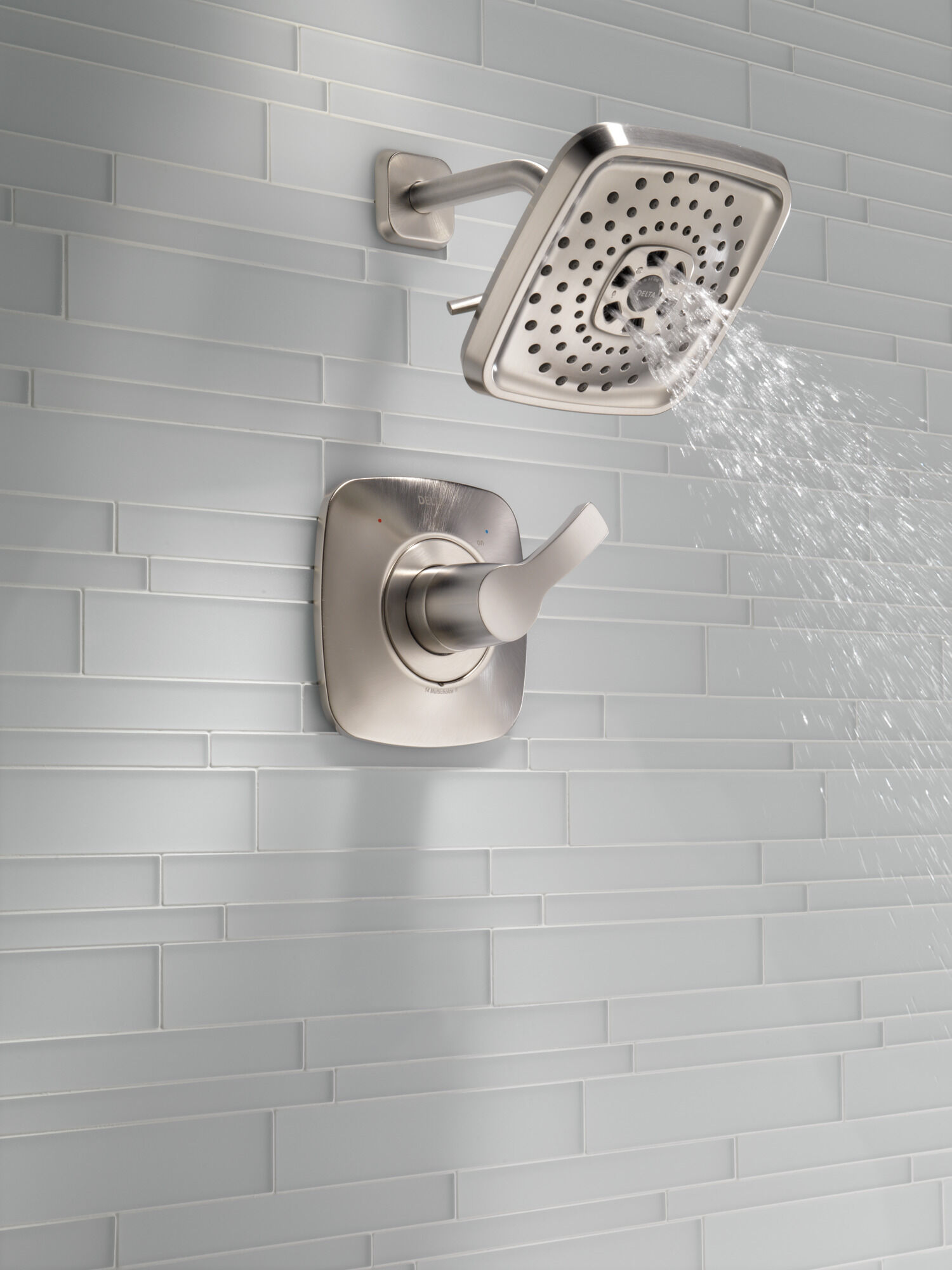 T14252-SS Накладка для душа Monitor® 14 серии H2Okinetic® Delta Faucet Tesla Нержавеющая сталь - Вид №4