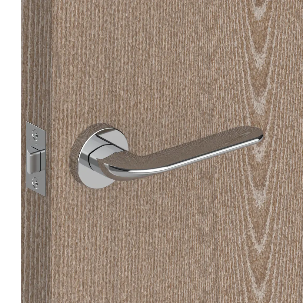 Ручка дверная Armadillo Excalibur URB4 без запирания ЦАМ гальваническое покрытие цвет хром STLM-2017443 - Вид №3