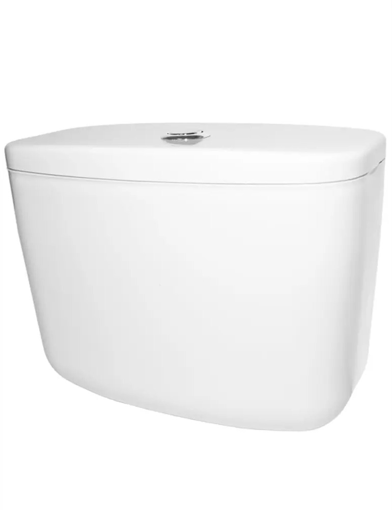 Бачок для унитаза ИНКОЭР с хромированной кнопкой и боковым подводом 88887734