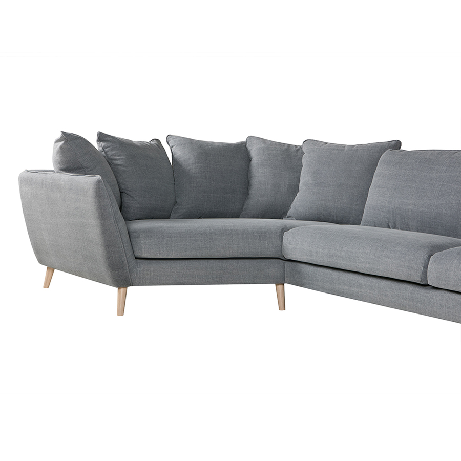 Диван угловой Stella, левосторонний, голубой, обивка Kiss Sits S1653 - Вид №6