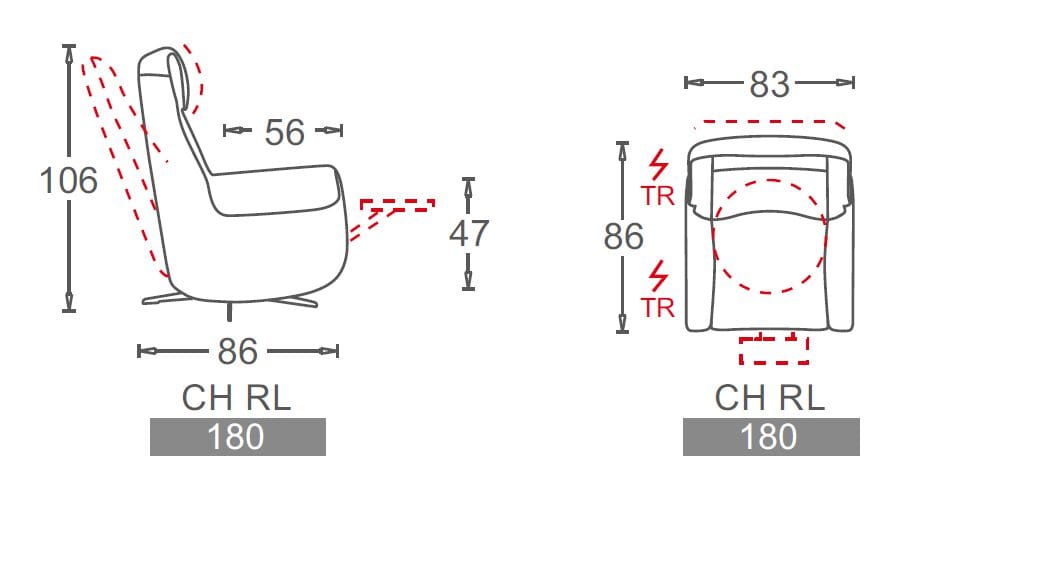 Кресло с электроприводом CAMPO DE' FIORI CL137 ARCH-00015729 - Вид №7