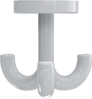 477.90.052 тройной крючок HEWI System 111 | Polyamid  - Вид №2