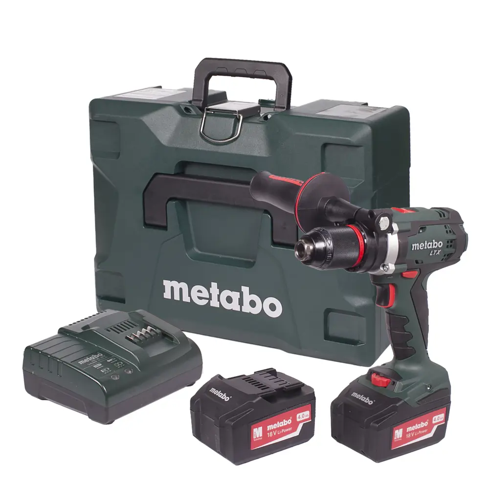 Шуруповерт Metabo BS 18 LTX Impuls Set, Li-ion 18 В, 4 Ач 18118912 STLM-2129777  - Вид №3