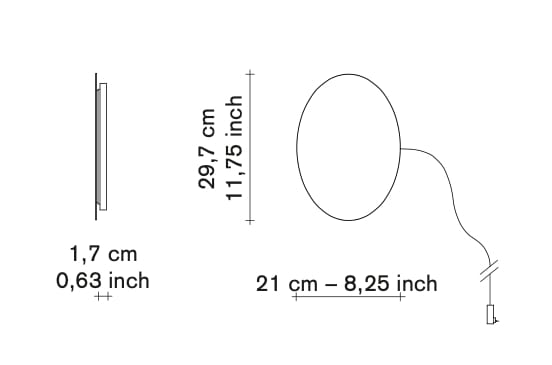 Светодиодный настенный светильник из нержавеющей стали valerie_objects закаты ARCH-00140554 - Вид №6