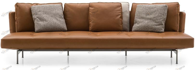 B&B Italia 4-х местный кожаный диван Saké sun-id-1457556
