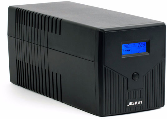 SKAT-UPS 1000/600 ups 220v 600w 2 batteries 7ah int. meander. voltage stabilization Бастион 