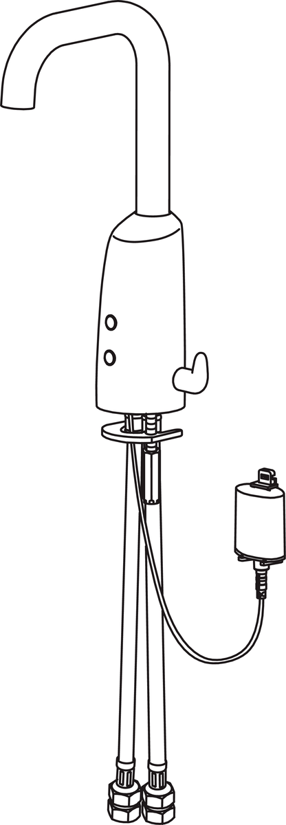 Oras 6330FZ Смеситель для умывальника, 6 V, Bluetooth 6330FZ Electra Хром  - Вид №2