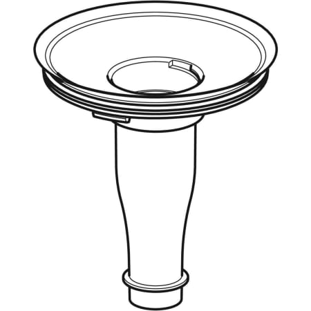 116.058.00.1 Переходник сифона Geberit для писсуаров Preda, Selva и Tamina Geberit  - Вид №1