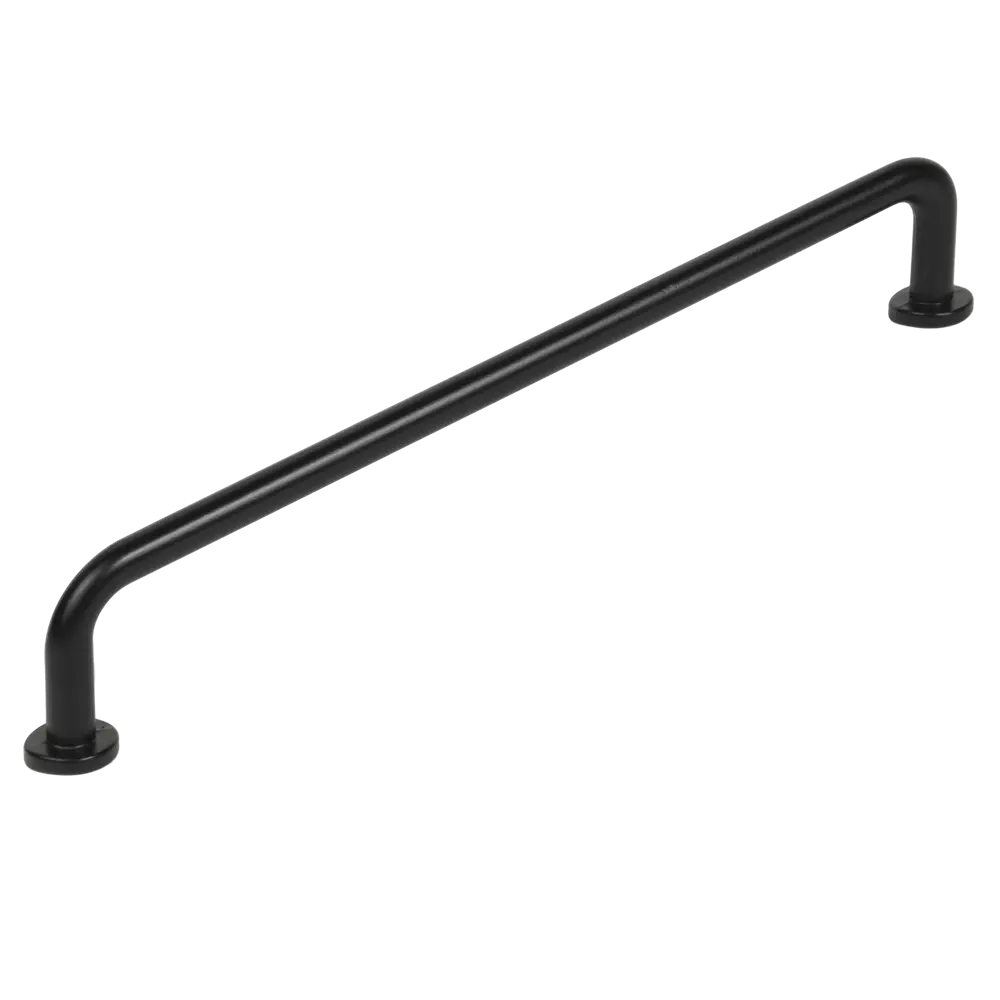 86858644 Ручка-скоба мебельная 296 160 мм цвет матовый черный STLM-1004374 Jet 