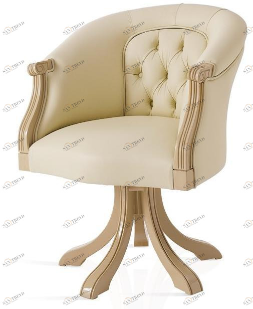 A.R. Arredamenti Стеганое кожаное кресло Harmony 317