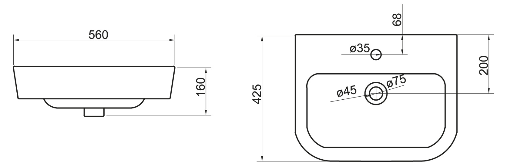 Раковина BelBagno ALBANO с полупьедесталом Полупьедестал для раковины овальная BELBAGNO Albano - Вид №1