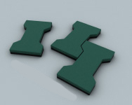 Резиновая брусчатка ecospline «катушка» 20 EcoSpline