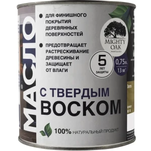 Масло с твердым воском Mighty Oak цвет золото 750 мл 82767813 STLM-2164796