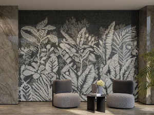 Пол / керамогранит с мраморным эффектом