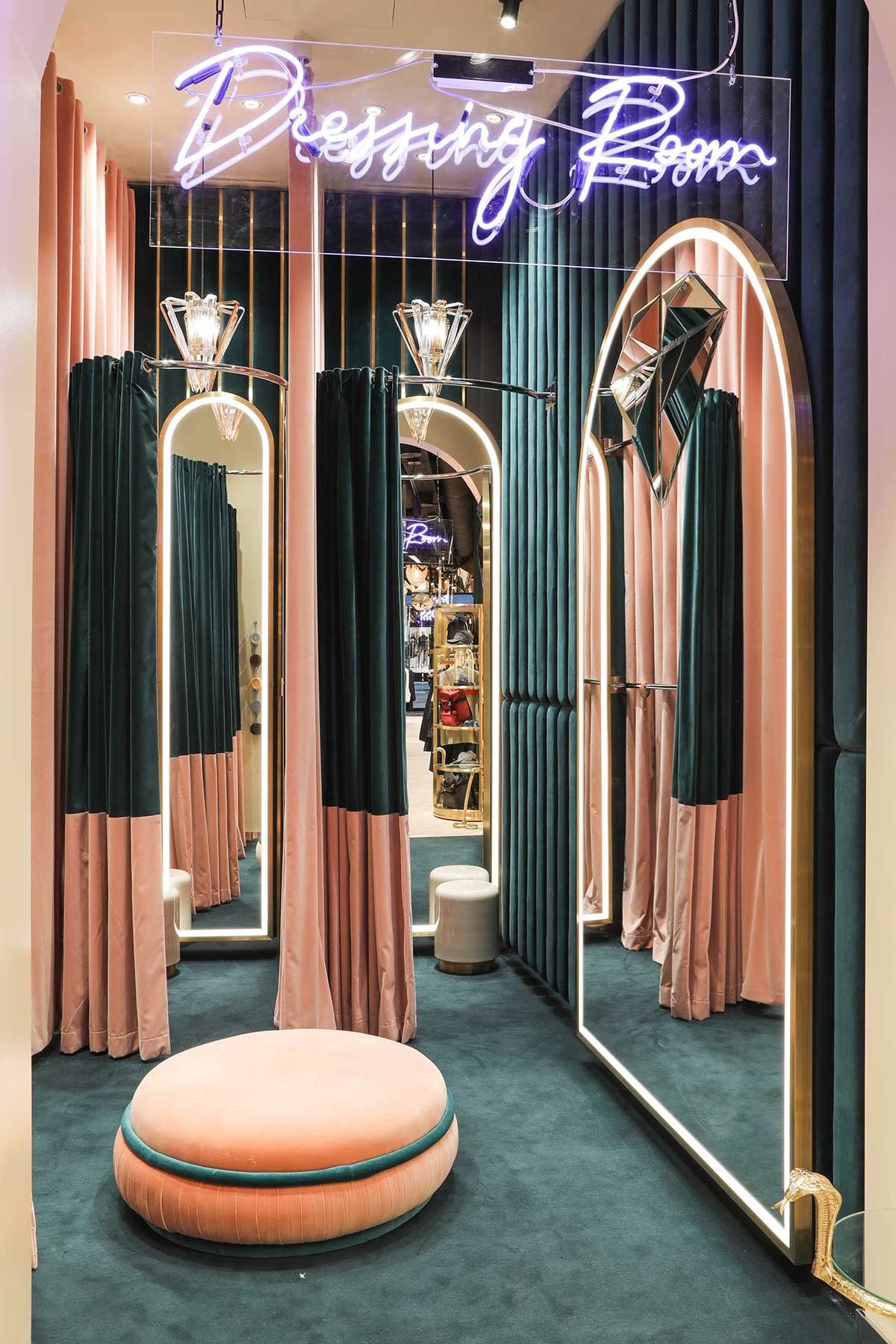 Круглый пуф из ткани DOOQ ARCH-00116852 - Вид №4