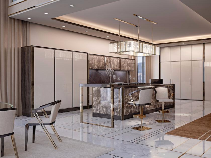 Bizzotto Мягкое кожаное кресло с подлокотниками Symphony - infinity sun-id-1475858 - Вид №2