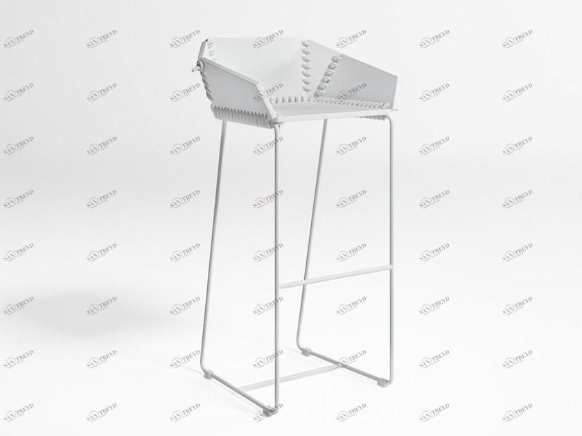 GANDIABLASCO Высокий табурет со спинкой Textile sun-id-1357679