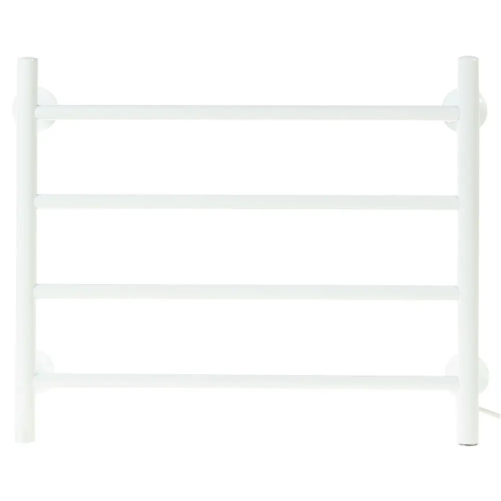 Полотенцесушитель электрический Тера Юна 450x500 мм 55 Вт лесенка цвет белый STLM-2114921 - Вид №1