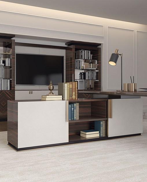 Capital Collection Угловой стол из дерева с ящиками Tycoon sun-id-1380034 - Вид №1