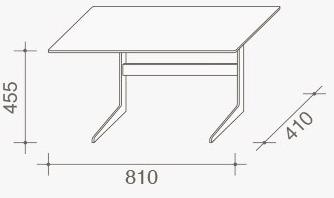 Lema Стол сервисный прямоугольный Court yard sun-id-1423195 - Вид №3