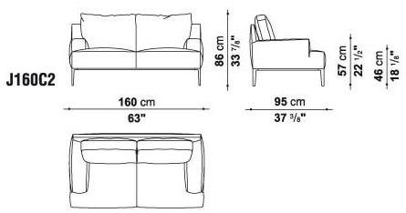B&B Italia Project Диван из ткани Jean sun-id-1490909 - Вид №7
