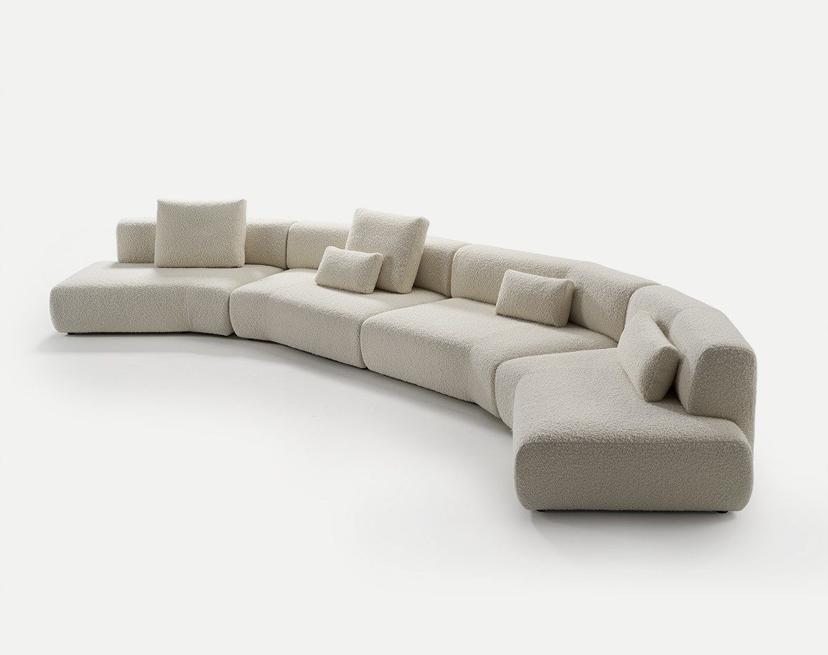 Изогнутый модульный диван из хлопка SANCAL ARCH-00047650 - Вид №11