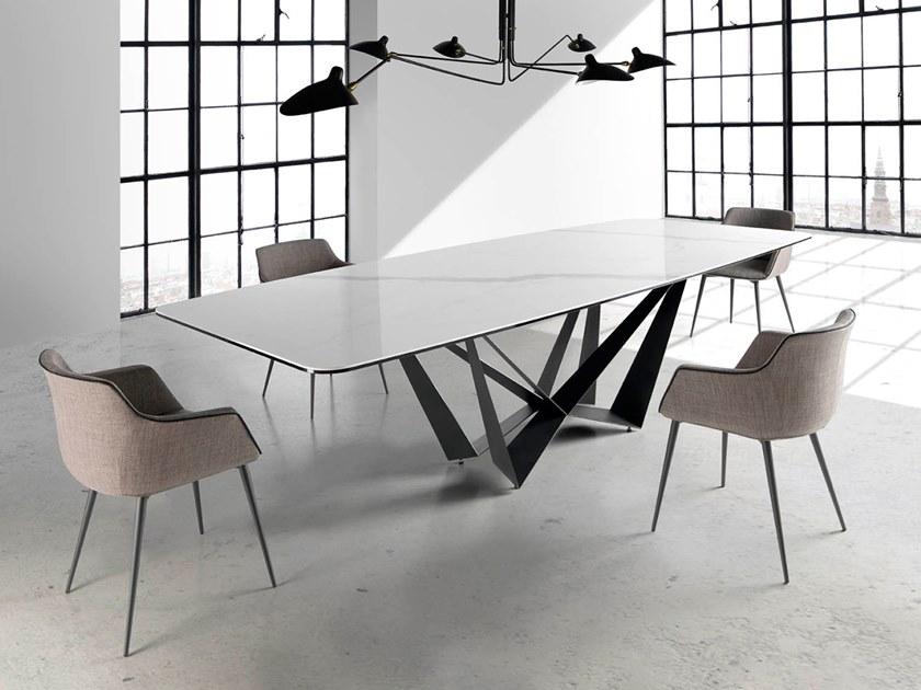 Angel Cerdá Стул из ткани с подлокотниками New chair 4005 a116 Angel Cerda - Вид №5