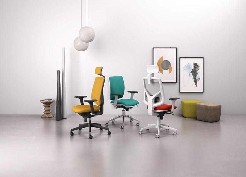 Leyform Сетчатое офисное кресло с регулируемой высотой и подлокотниками  129252r  - Вид №6