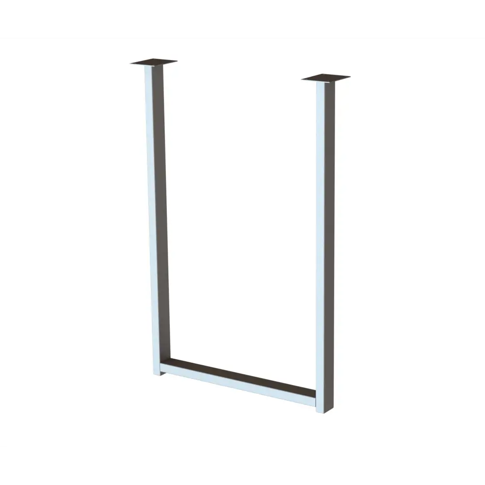 Подстолье для рабочей поверхности Лофт 85 см металл цвет белый METALLCART STLM-2056441