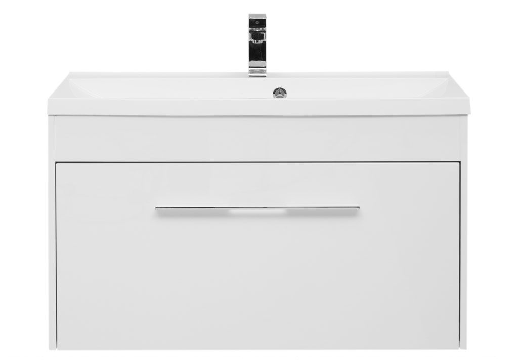 Тумба с раковиной Aquanet Августа 100 белый 0021001900204096 - Вид №2