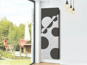 Termo Design Алюминиевый радиатор / декоративный радиатор Doppia piastra - foglia argento Dp 00506